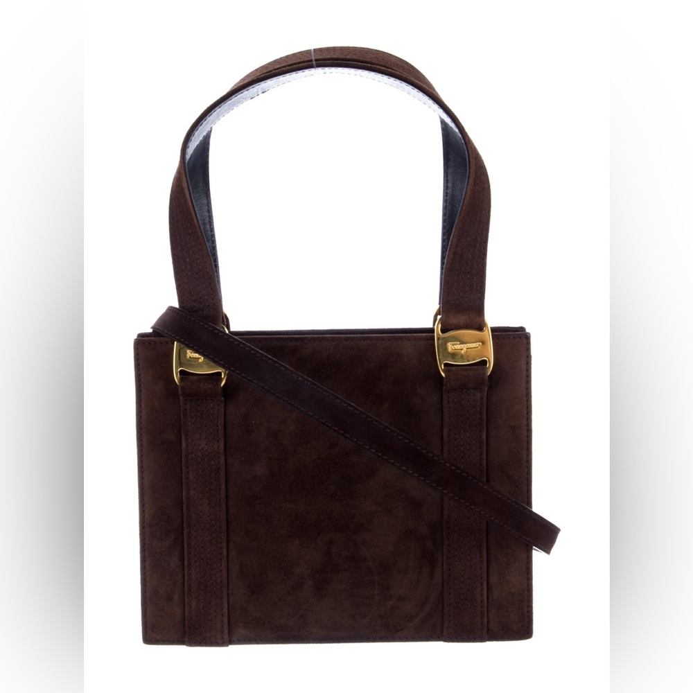 Salvatore Feeragamo Suede Shoulder Bag